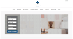 Desktop Screenshot of hotelcreina.si
